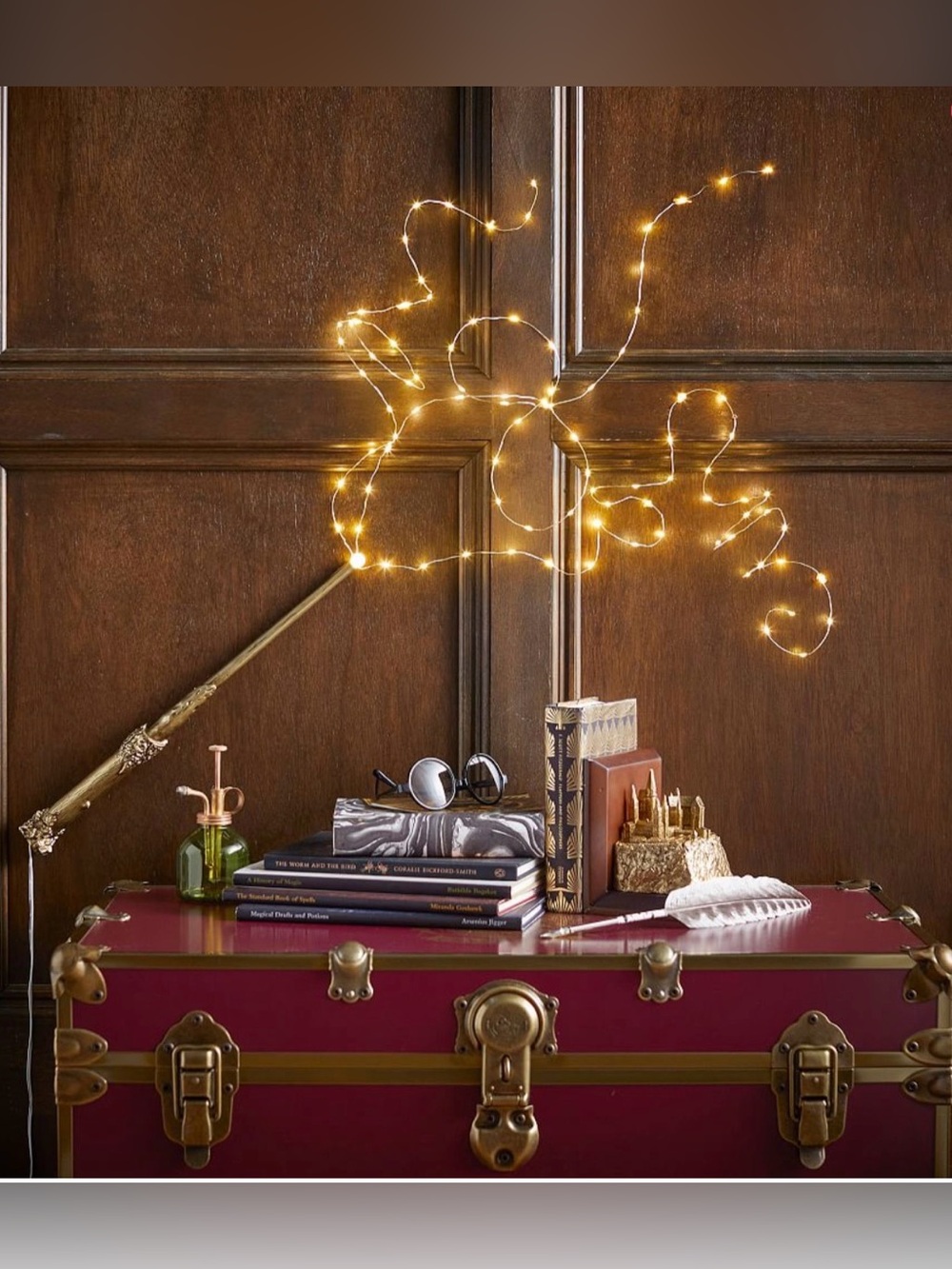 PBTeen Harry Potter Enchanted Lit Wand Decor - Picture 7 of 8